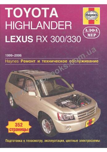 Toyota Highlander, Lexus RX 300/330 с 1999 по 2006 год