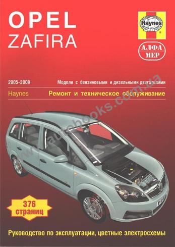 Opel Zafira с 2005 по 2009 год