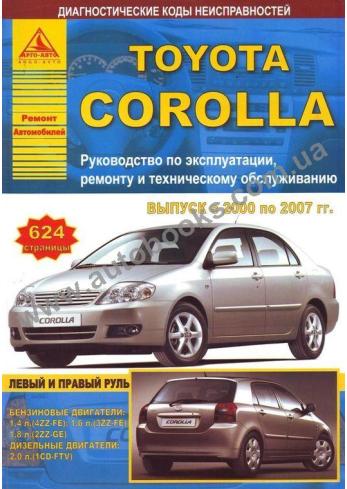 Corolla с 2000 года по 2007