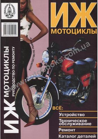 Мотоцикл ИЖ с каталогом деталей