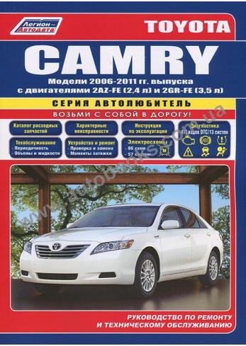 Toyota Camry с 2006 по 2011 год с каталогом деталей