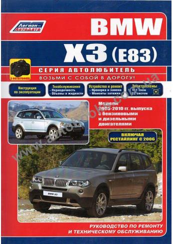 BMW X3 (E83) с 2003 по 2010 год (Бензин/Дизель)