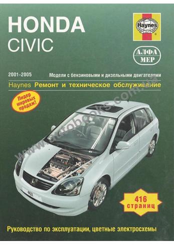 Honda Civic с 2001 по 2005 год